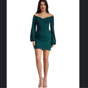 Nwot Dress the Population Women's Esperanza Bodycon Mini Dress sz M